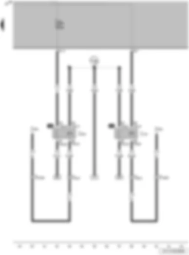 Wiring Diagram  VW PARATI 2010 - Radiator fan 2nd speed relay - fresh air blower and radiator fan relay