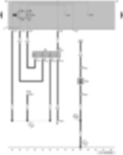 Wiring Diagram  VW PARATI 2006 - Ignition/starter switch - X-contact relief relay - right radiator fan