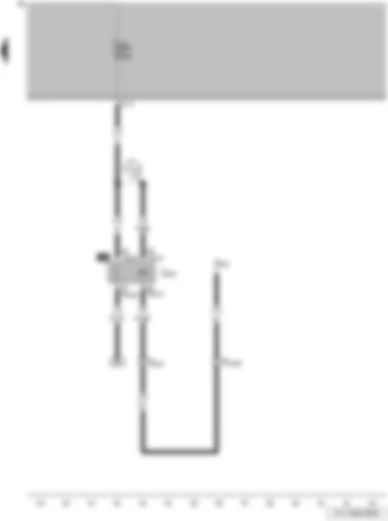 Wiring Diagram  VW PARATI 2008 - Fresh air blower and radiator fan relay