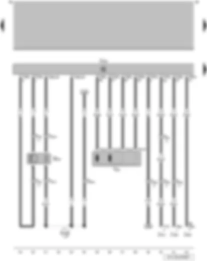 Wiring Diagram  VW PARATI 2012 - Lambda probe - engine control unit - throttle valve positioner