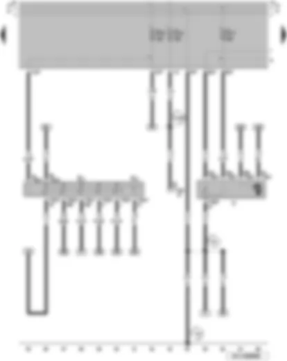 Wiring Diagram  VW PARATI 2014 - Hazard warning light switch - hazard warning light system warning lamp - windscreen wiper motor