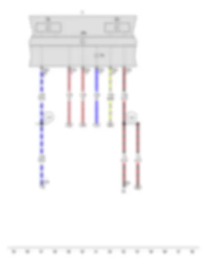 Wiring Diagram  VW PARATI 2014 - Rev. counter - Speedometer - Control unit in dash panel insert - Dash panel insert - Alternator warning lamp