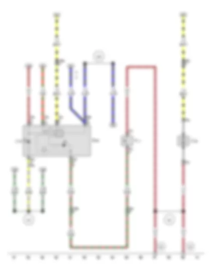 Wiring Diagram  VW PARATI 2014 - Rear lid release switch - Rear lid contact switch - Remote release switch illumination bulb - Rear lid release motor