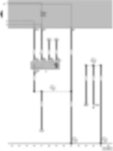 Wiring Diagram  VW PARATI 2002 - Windscreen wiper motor