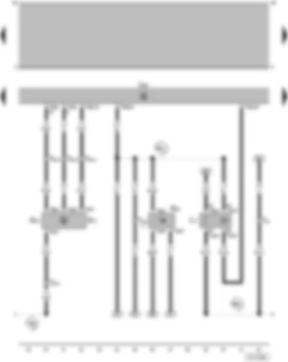 Wiring Diagram  VW PARATI 2004 - Speedometer sender (01086)(Hall sender on gearbox) - Intake air temperature sender - Intake manifold pressure sender - Fuel pump relay - 1AV control unit (injection system)