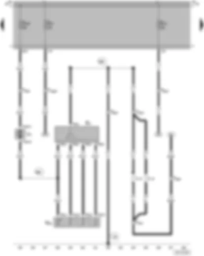 Wiring Diagram  VW PARATI 2006 - Fresh air blower switch - Fresh air regulation light bulb - Fresh air blower series resistor with overheating fuse - Fresh air blower