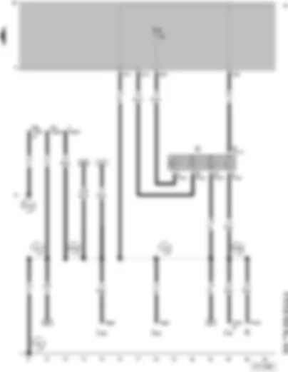 Wiring Diagram  VW PARATI 2000 - Ignition/starter switch