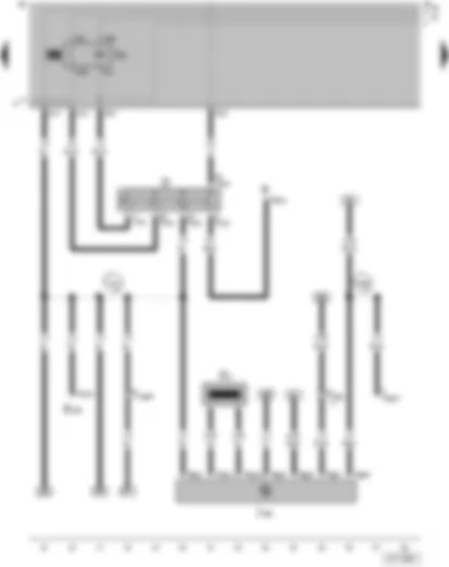 Wiring Diagram  VW PARATI 2006 - Ignition/starter switch - Immobilizer reading coil - X contact relief relay - Immobilizer control unit