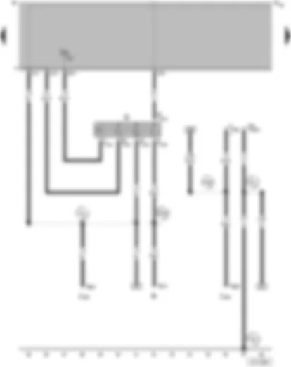 Wiring Diagram  VW PARATI 2005 - Ignition/starter switch