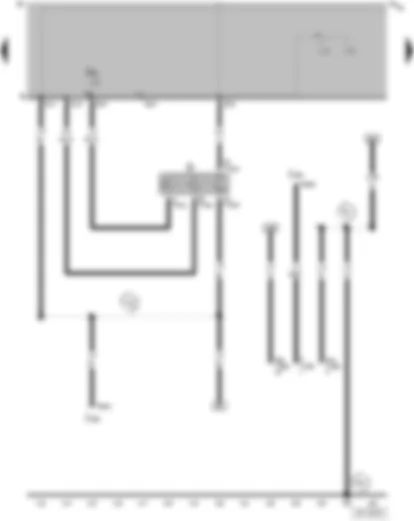 Wiring Diagram  VW PARATI 2001 - Ignition/starter switch
