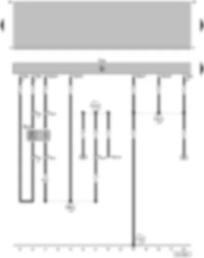 Wiring Diagram  VW PARATI 2005 - Lambda probe - 4AV/4CV (injection system) control unit