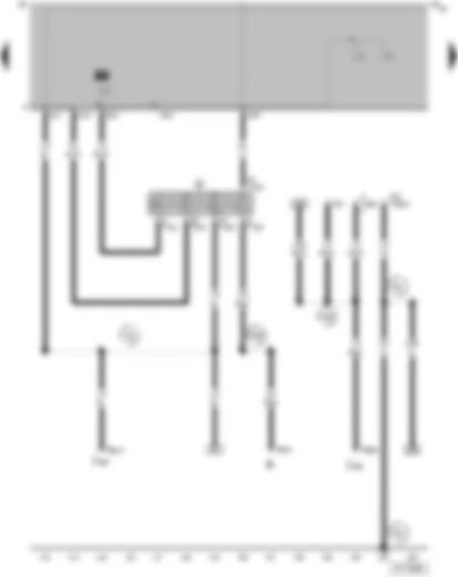 Wiring Diagram  VW PARATI 2004 - Ignition/starter switch