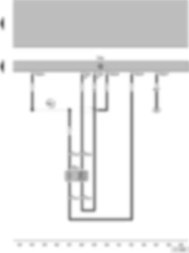 Wiring Diagram  VW PARATI 2005 - Lambda probe  - 1AV control unit (injection system)