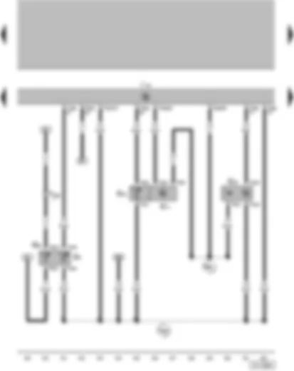 Wiring Diagram  VW PARATI 2004 - Coolant temperature sender - Hall sender - Intake air temperature sender - Intake manifold pressure sender - 4BV (injection system) control unit