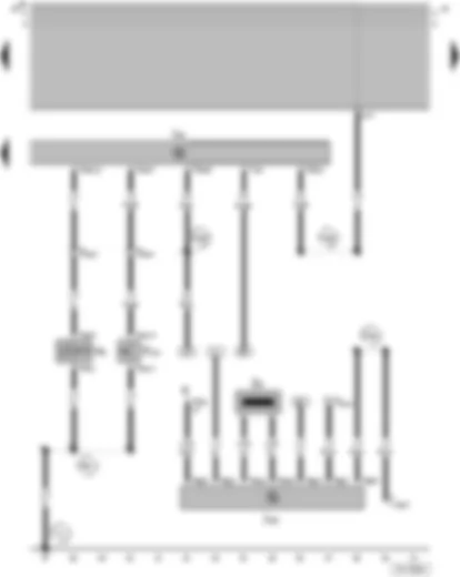 Wiring Diagram  VW PARATI 2004 - Immobilizer reading coil - Anti-theft alarm/vermin repellent system contact switch - Anti-theft alarm system horn - Alarm system control unit - Immobilizer control unit