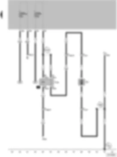 Wiring Diagram  VW PARATI 2014 - Fresh air blower and radiator fan relay - radiator fan
