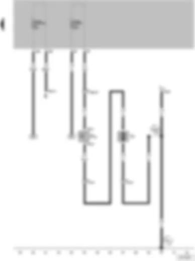 Wiring Diagram  VW PARATI 2009 - Radiator fan thermal switch - radiator fan