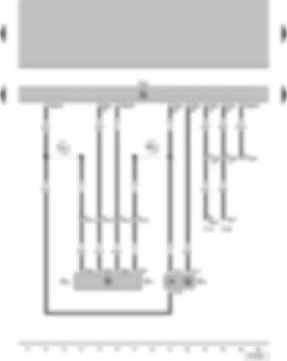 Wiring Diagram  VW PARATI 2005 - Hall sender - intake air temperature sender - intake manifold pressure sender - engine control unit