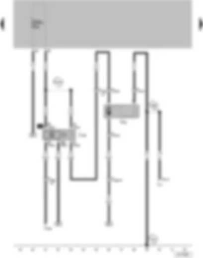Wiring Diagram  VW PARATI 2005 - Fresh air blower and radiator fan relay - radiator fan on right