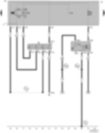 Wiring Diagram  VW PARATI 2007 - Ignition/starter switch - heated rear window switch - X-contact relief relay
