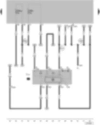 Wiring Diagram  VW PARATI 2012 - Central locking system relay