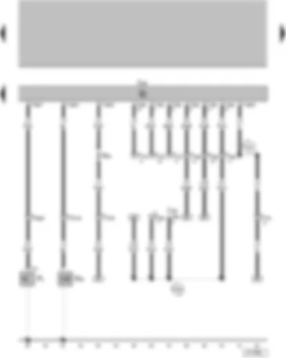 Wiring Diagram  VW PARATI 2014 - Driver door contact switch - engine control unit - temperature sensor 2 series resistor - altitude correction solenoid valve
