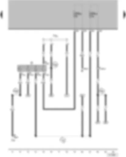 Wiring Diagram  VW PARATI 2007 - Ignition/starter switch - terminal 30 wiring junction