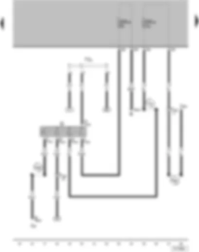 Wiring Diagram  VW PARATI 2011 - Ignition/starter switch - terminal 30 wiring junction