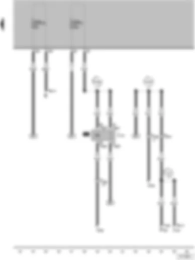 Wiring Diagram  VW PARATI 2011 - Radiator fan 2nd speed relay