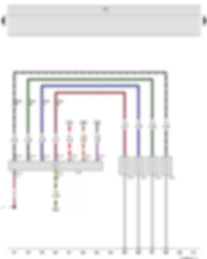Wiring Diagram  VW PASSAT CC 2010 - Onboard supply control unit