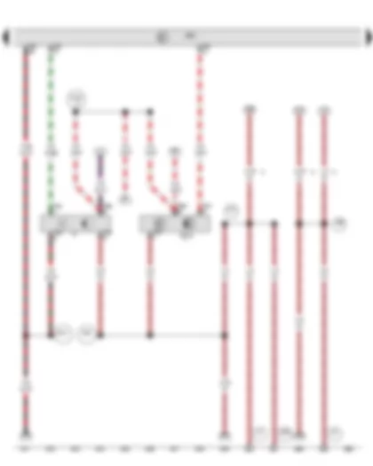 Wiring Diagram  VW PASSAT CC 2010 - Brake light switch - Clutch position sender - Engine control unit