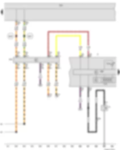 Wiring Diagram  VW PASSAT CC 2011 - Data bus diagnostic interface - Dash panel insert - Electronic power control fault lamp