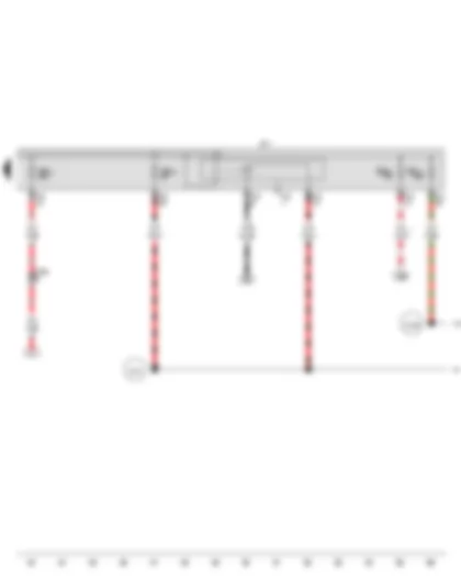 Wiring Diagram  VW PASSAT CC 2010 - Main relay