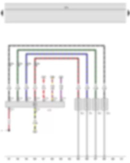Wiring Diagram  VW PASSAT CC 2014 - Onboard supply control unit