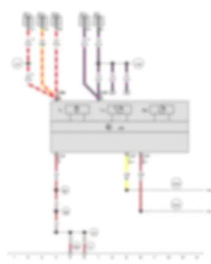 Wiring Diagram  VW PASSAT CC 2017 - Control unit for additional instruments
