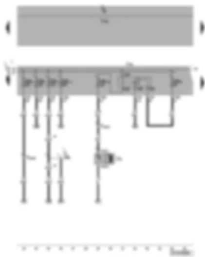 Wiring Diagram  VW PASSAT CC 2010 - Continued coolant circulation relay - fuses SB - continued coolant circulation pump