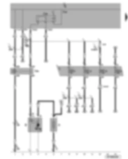Wiring Diagram  VW PASSAT CC 2011 - Battery - starter - terminal 15 voltage supply relay - terminal 50 voltage supply relay - fuses
