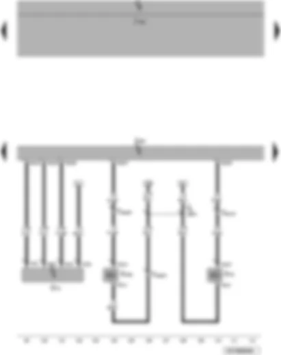 Wiring Diagram  VW PASSAT CC 2016 - Engine control unit - air mass meter - charge pressure control solenoid valve - exhaust gas recirculation cooler changeover valve
