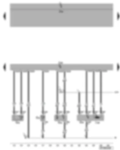 Wiring Diagram  VW PASSAT CC 2016 - Engine control unit - throttle valve module - throttle valve potentiometer - fuel temperature sender - coolant temperature sender - engine speed sender