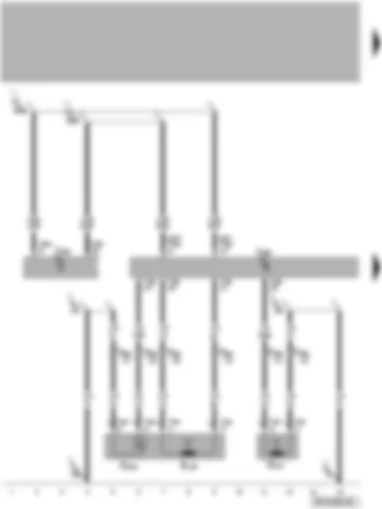Wiring Diagram  VW PASSAT CC 2011 - Central control unit for convenience system - driver side exterior door handle touch sensor - aerial for entry and start authorisation driver side