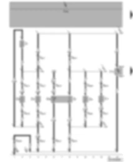Wiring Diagram  VW PASSAT CC 2011 - Heated front seats control unit - heated driver seat - heated driver seat backrest - seat lateral support heater
