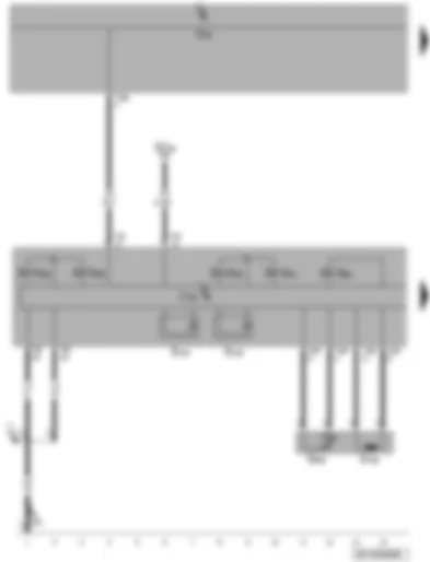 Wiring Diagram  VW PASSAT CC 2008 - Mechatronic unit for dual clutch gearbox - gearbox input speed sender - clutch temperature sender