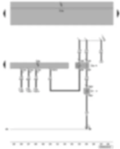 Wiring Diagram  VW PASSAT CC 2010 - Alarm horn relay - bass horn - ABS control unit - ESL control unit