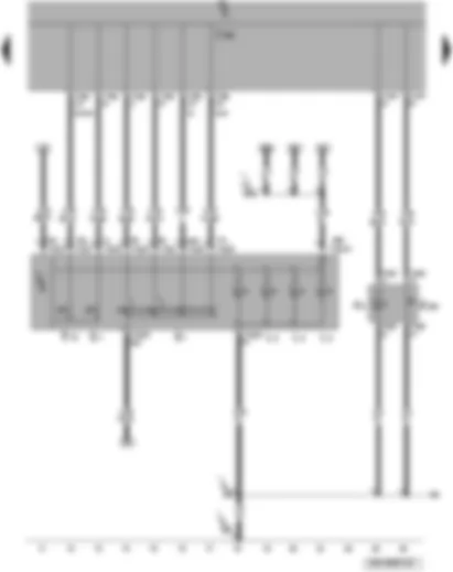 Wiring Diagram  VW PASSAT CC 2008 - Light switch - fog light switch - light switch illumination bulb - hazard warning lights button