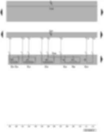 Wiring Diagram  VW PASSAT CC 2008 - Steering column combination switch - onboard power supply control unit - steering column electronics control unit