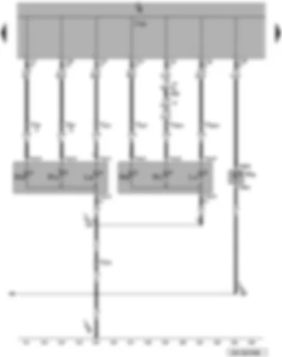 Wiring Diagram  VW PASSAT CC 2008 - Rear lights in rear lid