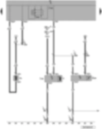 Wiring Diagram  VW PASSAT CC 2008 - Rain and light detector sensor - wiper motor control unit - washer pump - washer pump relay