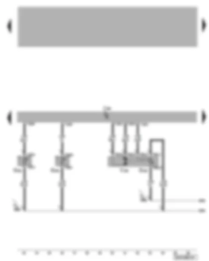 Wiring Diagram  VW PASSAT CC 2008 - Climatronic control unit - footwell vent temperature sender - air recirculation flap control motor