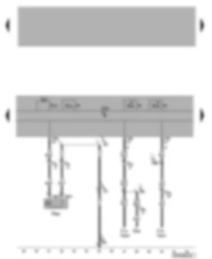Wiring Diagram  VW PASSAT CC 2013 - Air conditioning system control unit - air conditioner compressor regulating valve