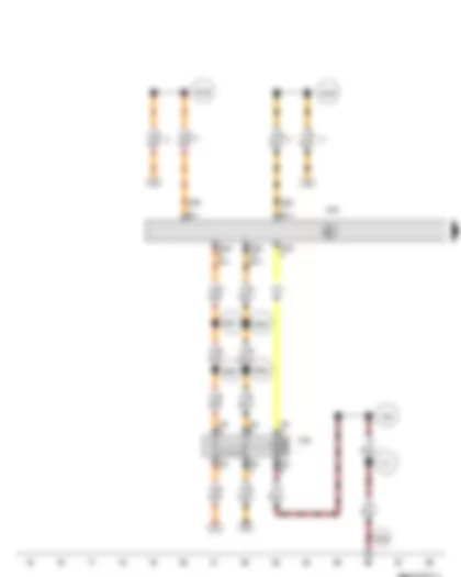 Wiring Diagram  VW PASSAT CC 2010 - Data bus diagnostic interface - Isolation relay for powertrain CAN bus